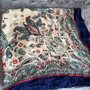Vintage Chinese silk scarf
